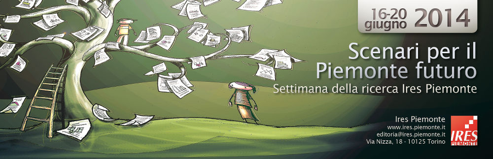locandina Scenari del Piemonte futuro - Piemonte Economico Sociale 2014